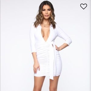 Sexy white dress